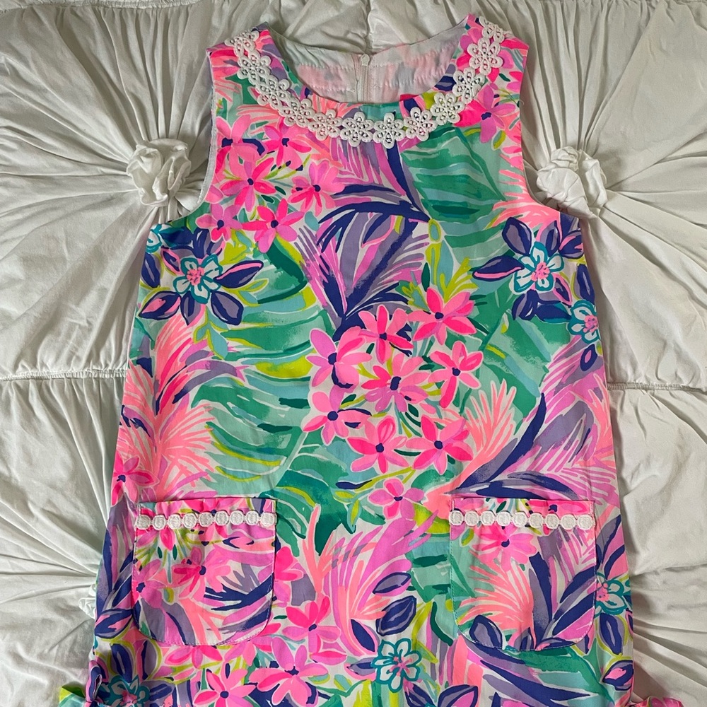 Lilly Pulitzer Little Lilly Classic Shift Dress Size 8